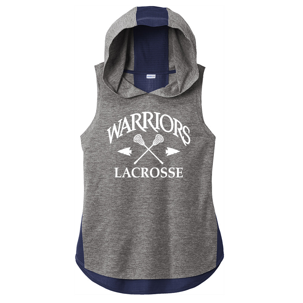 Warriors Women's Performance Tank Hoodie