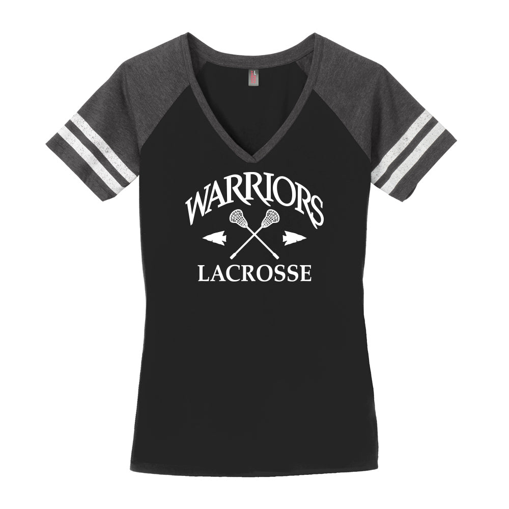 Warriors Women's Game Day V Neck Tee