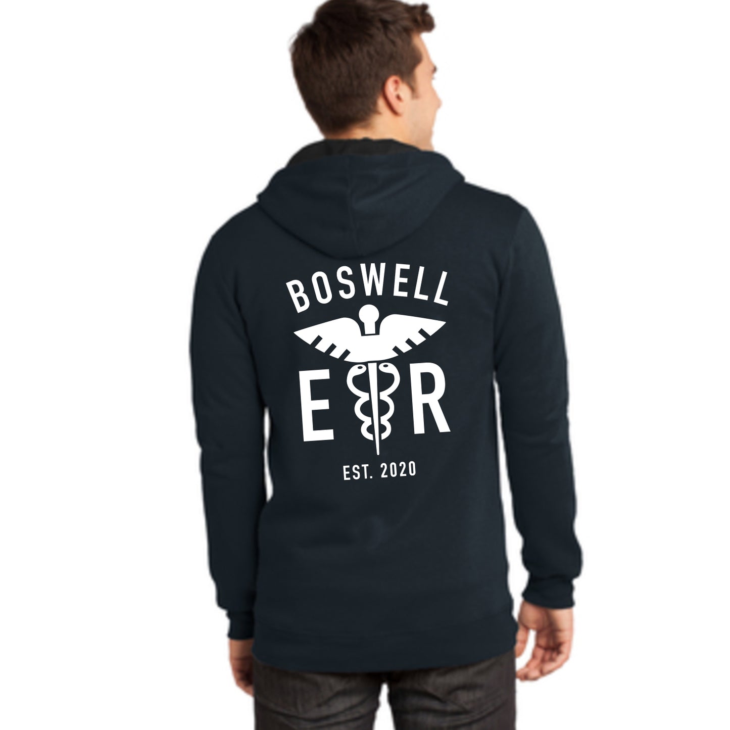 Boswell ER Unisex Full Zip Hoodie