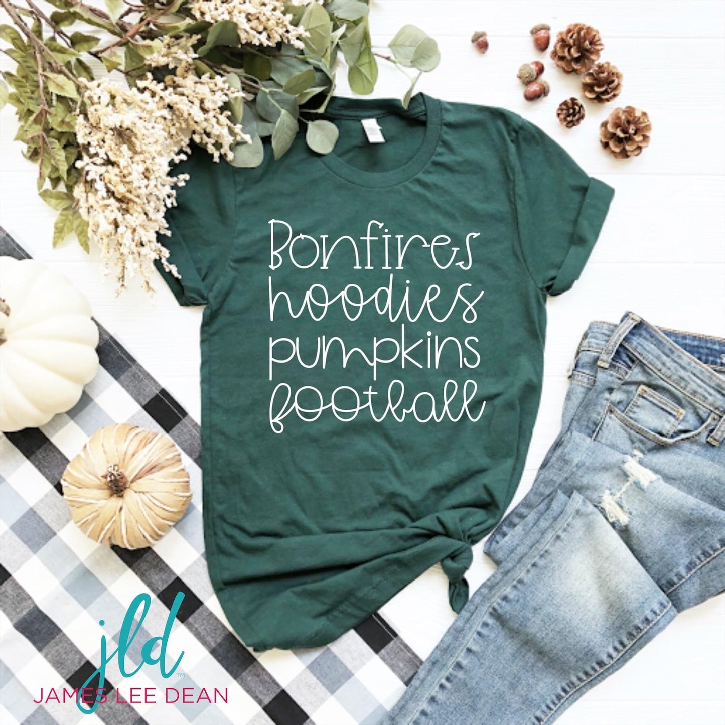 Bonfire Hoodies Pumpkins Football