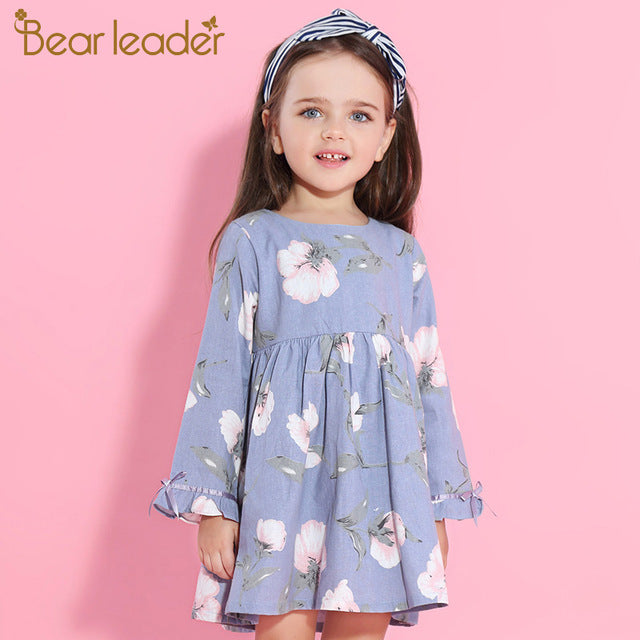 Petal Sleeve Flower Dress
