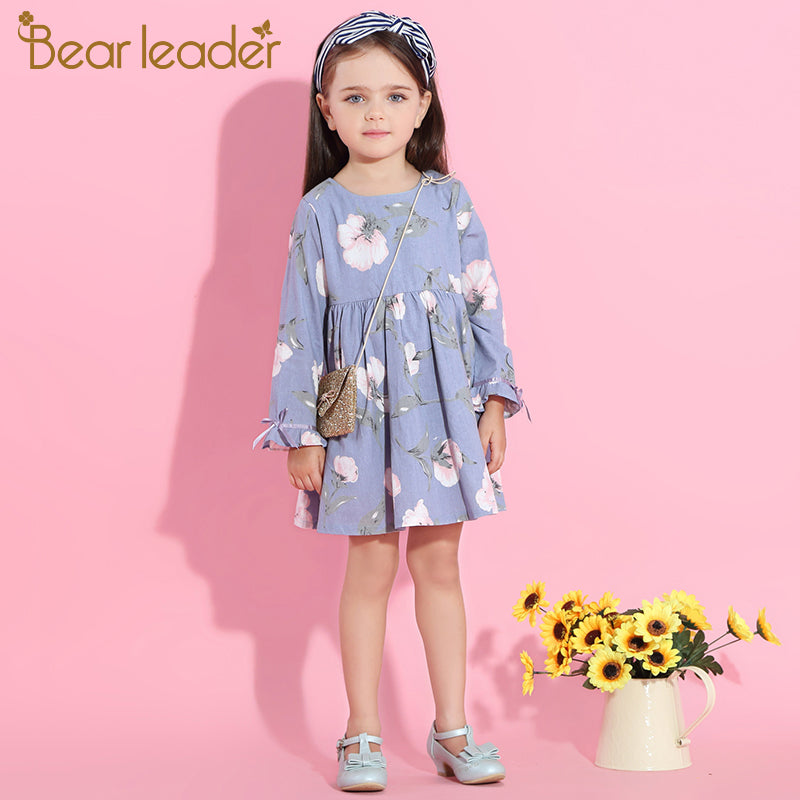 Petal Sleeve Flower Dress