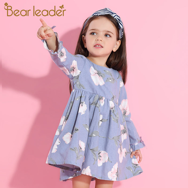 Petal Sleeve Flower Dress
