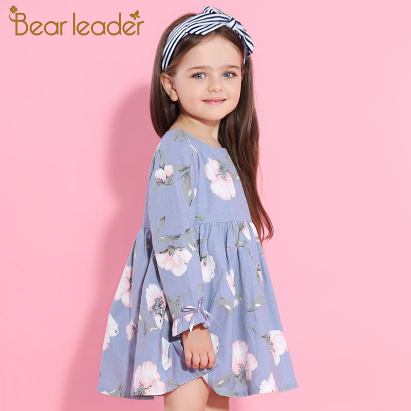 Petal Sleeve Flower Dress