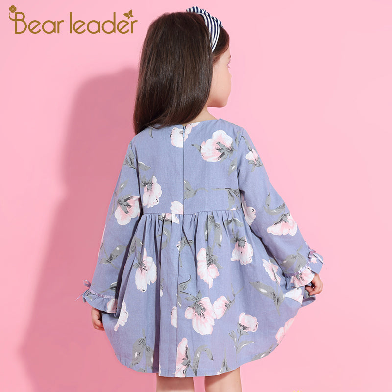 Petal Sleeve Flower Dress