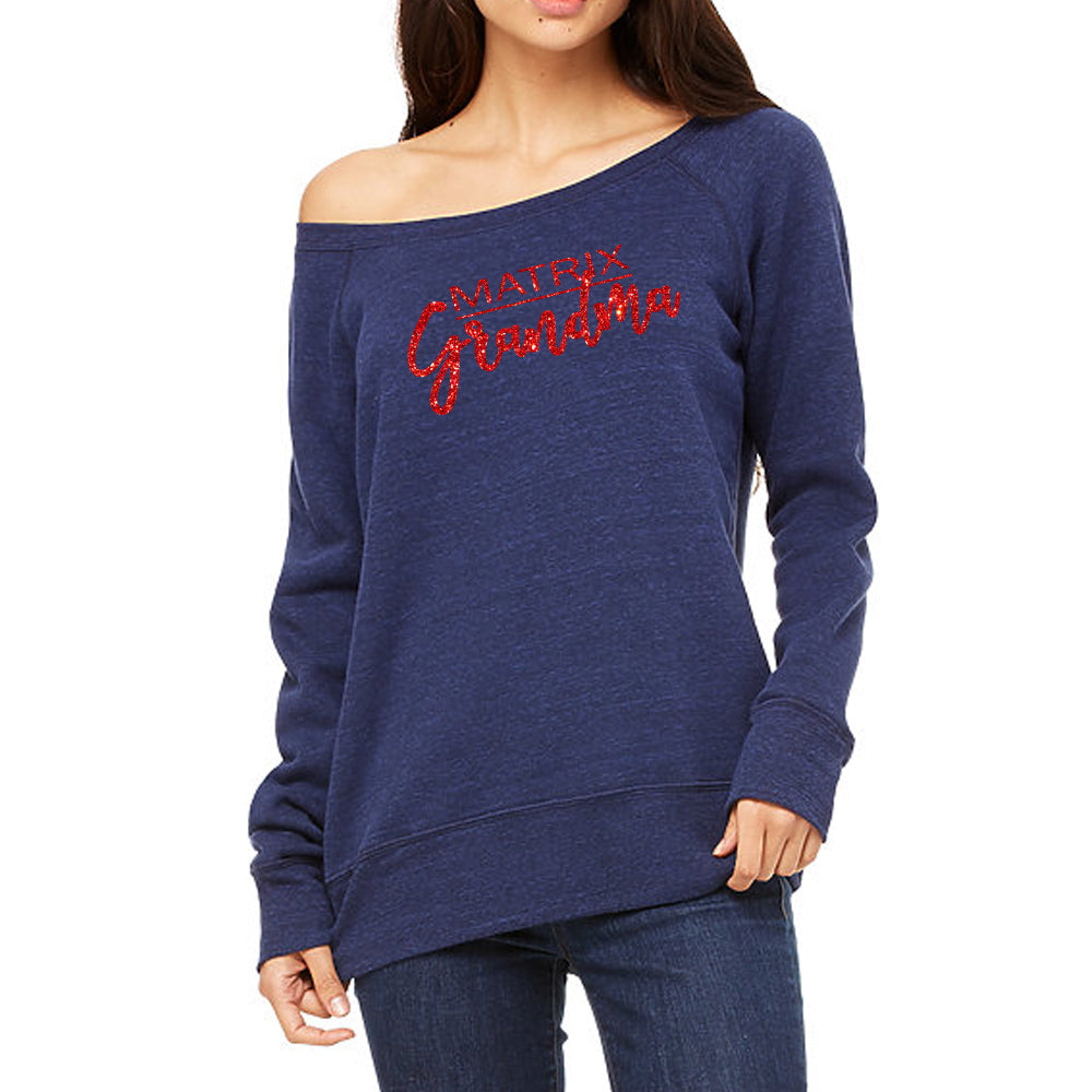 Matrix Grandma Slouchy Sweatshirt