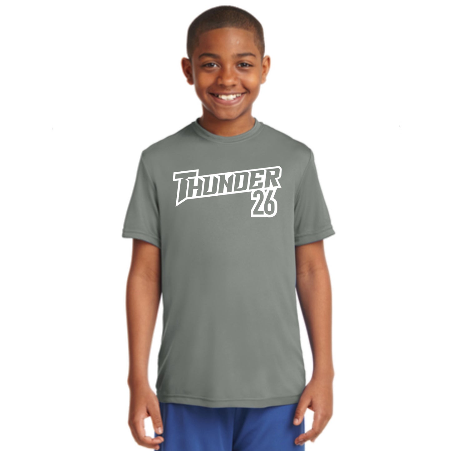 Youth Performance Number Tee