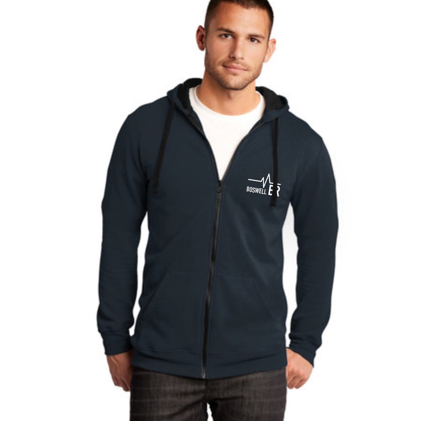Boswell ER Heartbeat Flag Full Zip