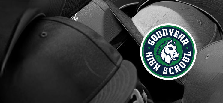 GOODYEAR HIGH SCHOOL HATS, BAGS, AND STICKERS