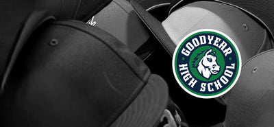 GOODYEAR HIGH SCHOOL HATS, BAGS, AND STICKERS
