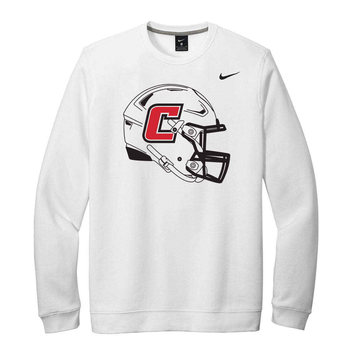 Chaparral Helmet Nike Crewneck Sweatshirt