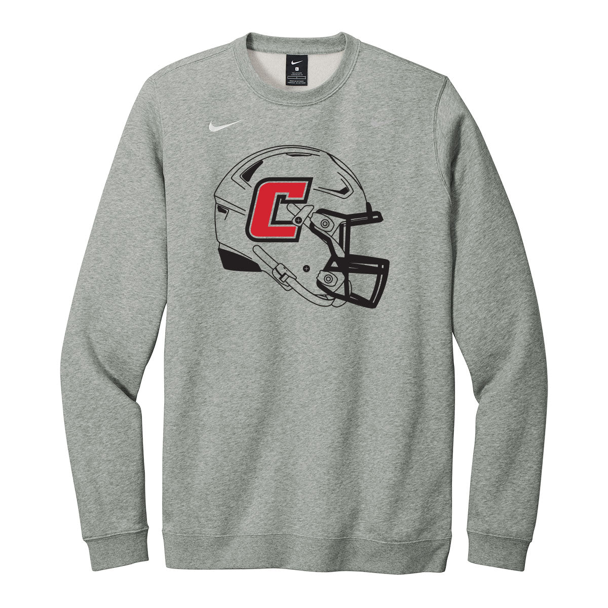 Chaparral Helmet Nike Crewneck Sweatshirt