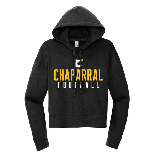 Chaparral Football Gold Cropped Hoodie