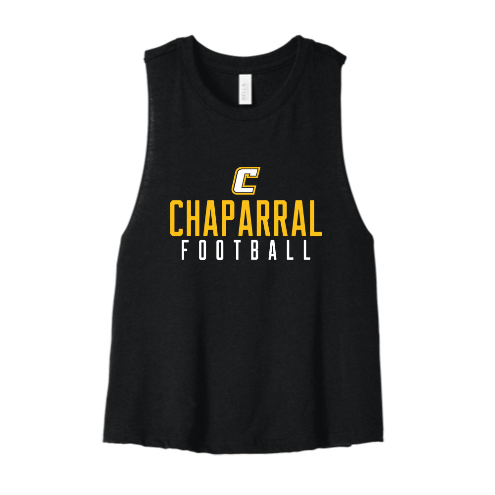 Chaparral Football Gold Racerback Tank