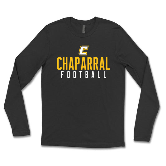 Chaparral Football Gold Unisex Long Sleeve Tee