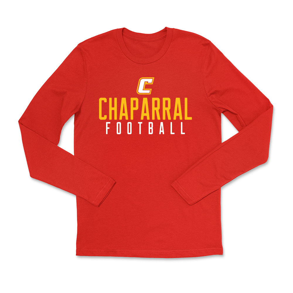 Chaparral Football Gold Unisex Long Sleeve Tee