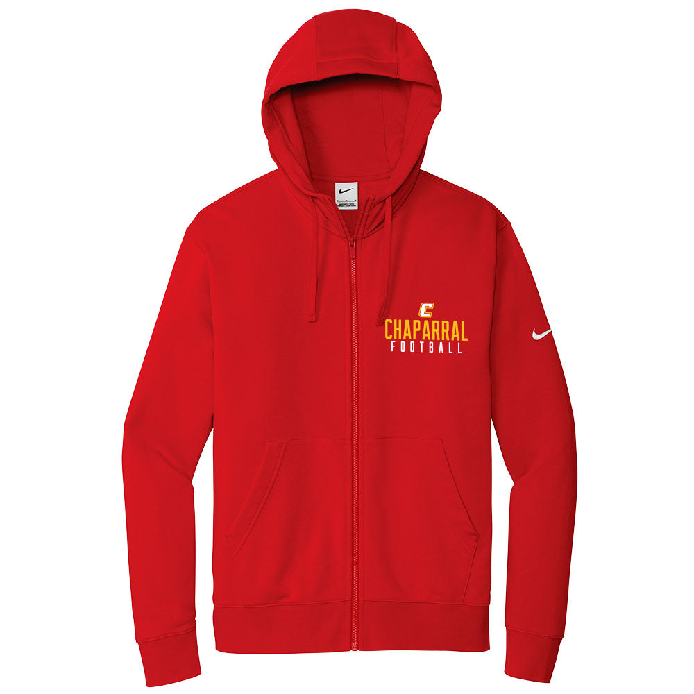 Chaparral Football Gold Nike Full Zip