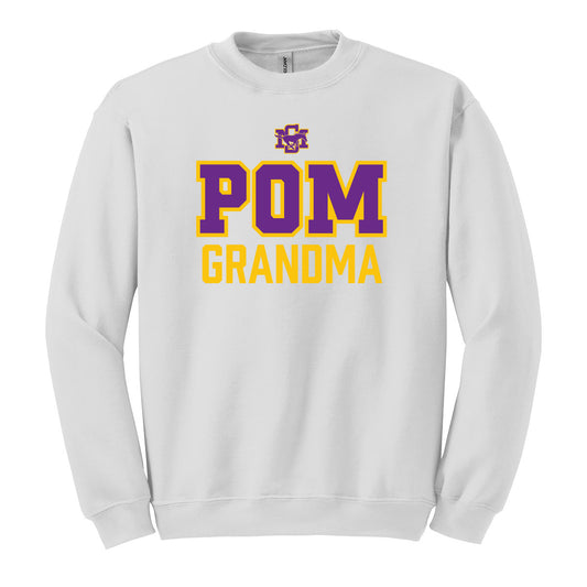 Sunrise Mountain Pom Grandma Crewneck Sweatshirt