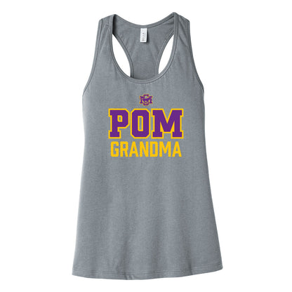 Sunrise Mountain Pom Grandma Womens Racerback Tank