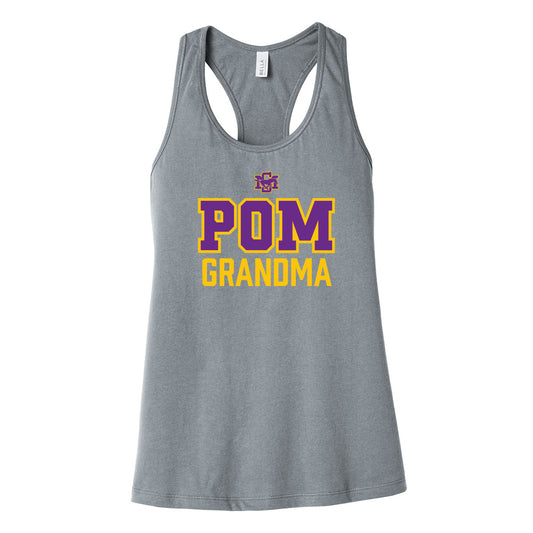 Sunrise Mountain Pom Grandma Womens Racerback Tank