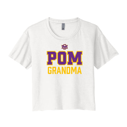 Sunrise Mountain Pom Grandma Cropped Tee