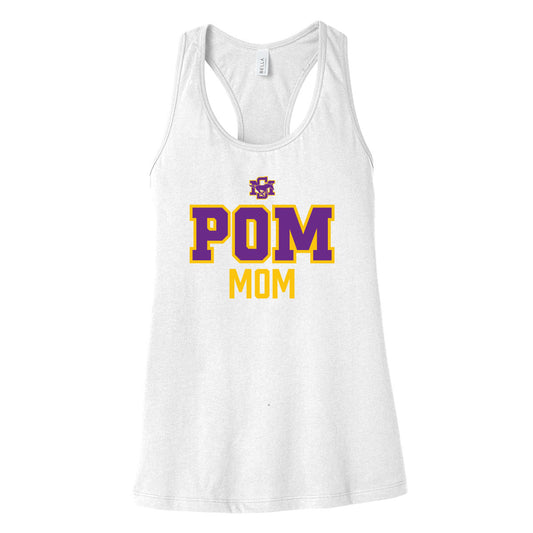 Sunrise Mountain Pom Mom Womens Racerback Tank