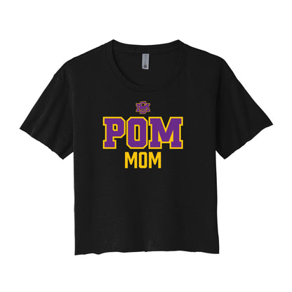 Sunrise Mountain Pom Mom Cropped Tee