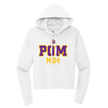 Sunrise Mountain Pom Mom Cropped Hoodie