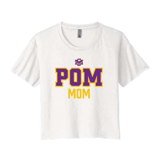 Sunrise Mountain Pom Mom Cropped Tee