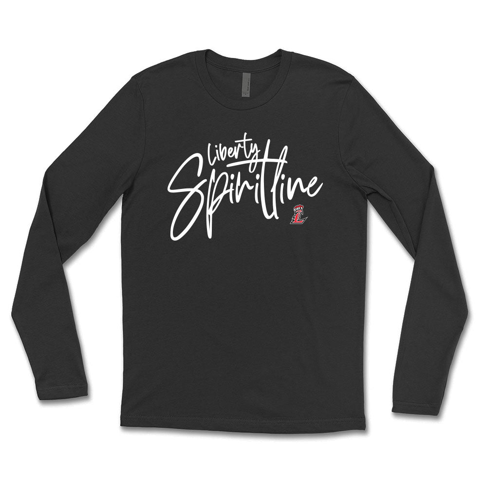 Liberty Spiritline Script Unisex Long Sleeve Tee