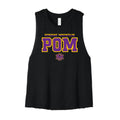 Sunrise Mountain Pom 2 Color Cropped Racerback Tank