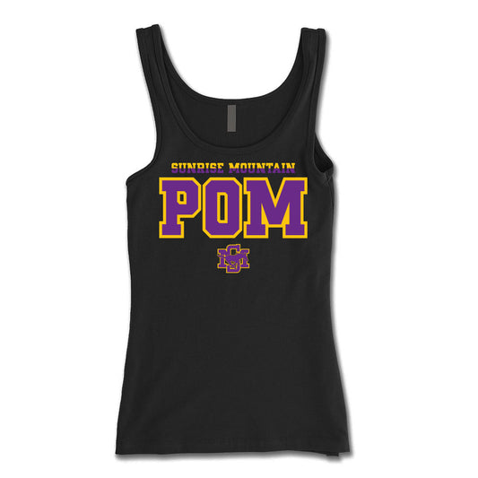 Sunrise Mountain Pom 2 Color Women's Tank Top