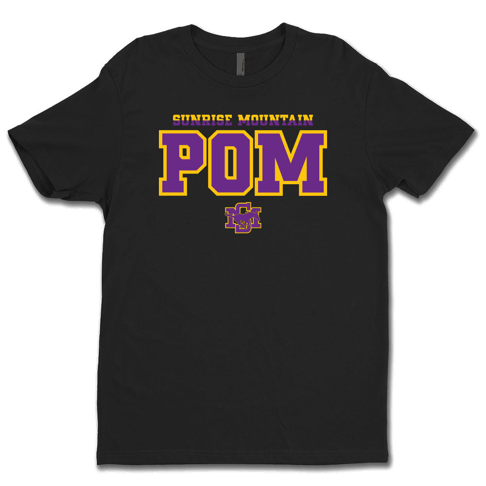 Sunrise Mountain Pom 2 Color Unisex Crewneck Tee