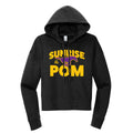 Sunrise Mustang Pom Cropped Hoodie