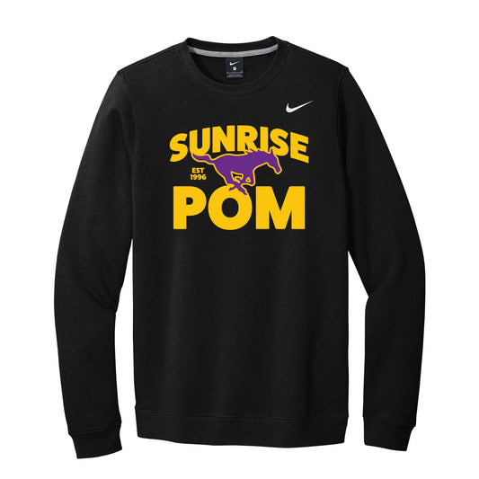 Sunrise Mustang Pom Nike Crewneck Sweatshirt