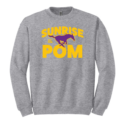 Sunrise Mustang Pom Crewneck Sweatshirt