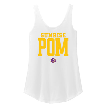 Sunrise Pom Women's Tank Top