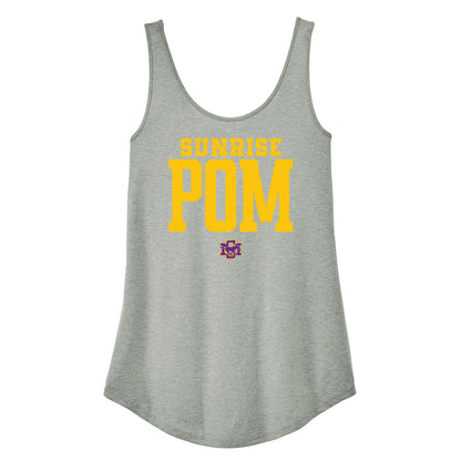 Sunrise Pom Women's Tank Top