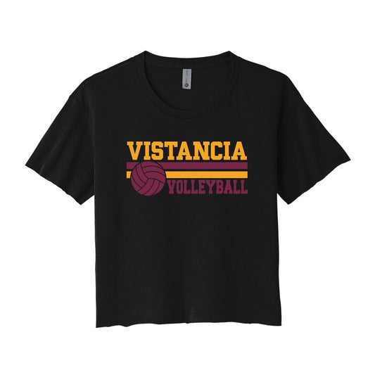 Vistancia Volleyball Cropped Tee