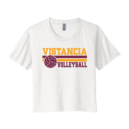 Vistancia Volleyball Cropped Tee