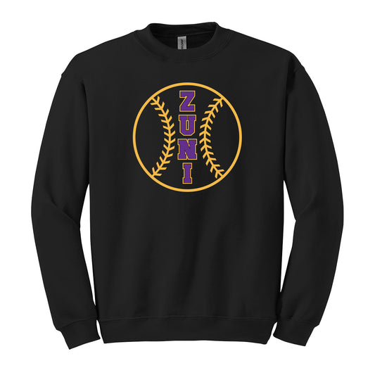 Zuni Hills Baseball Crewneck Sweatshirt