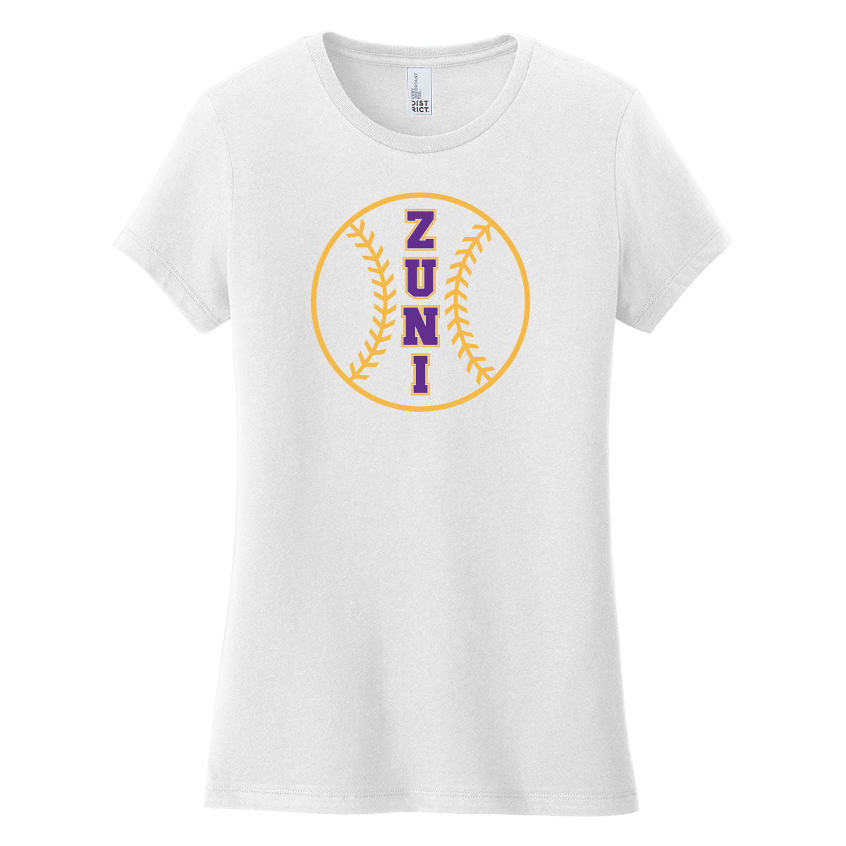 Zuni Hills Baseball Women's Fitted Tee