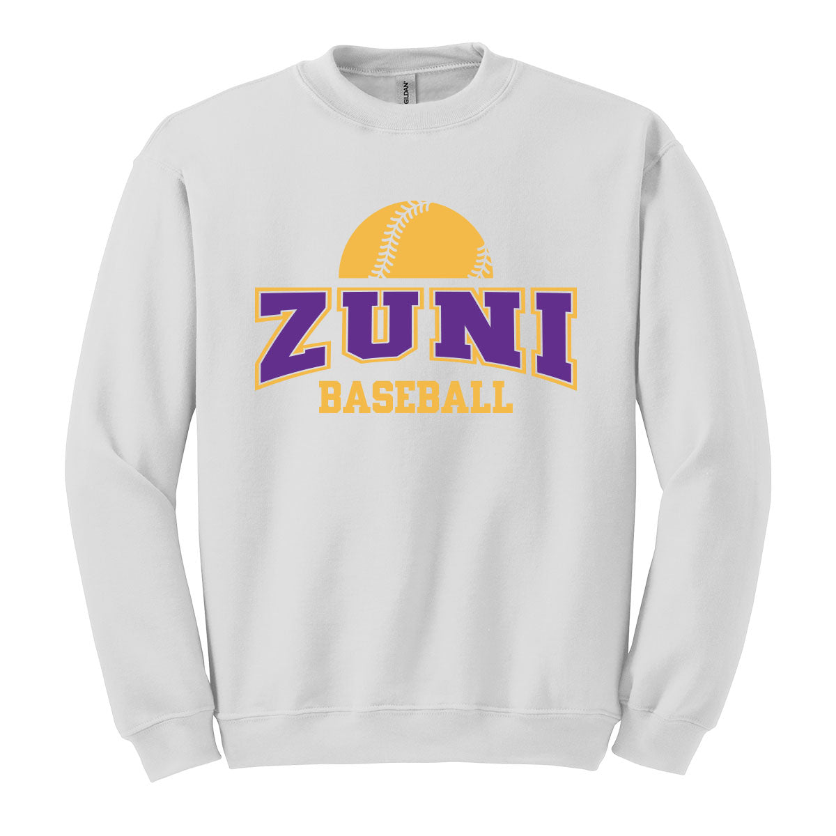Zuni Baseball Crewneck Sweatshirt