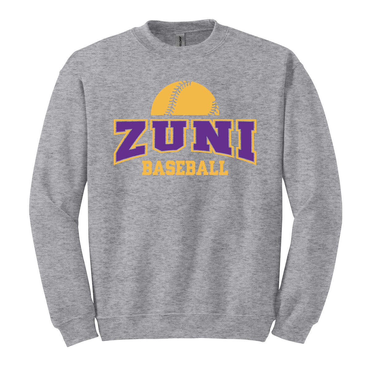 Zuni Baseball Crewneck Sweatshirt
