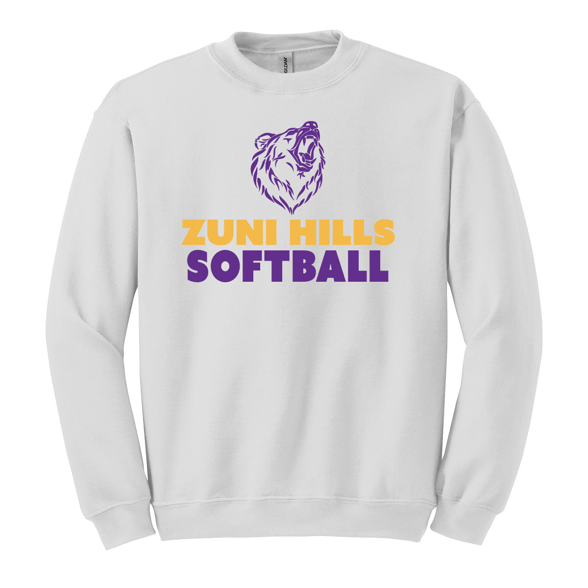 Grizzly Softball Crewneck Sweatshirt