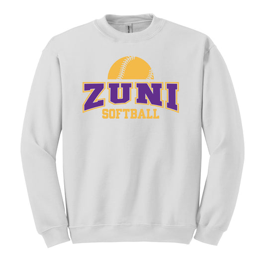 Zuni Softball Crewneck Sweatshirt