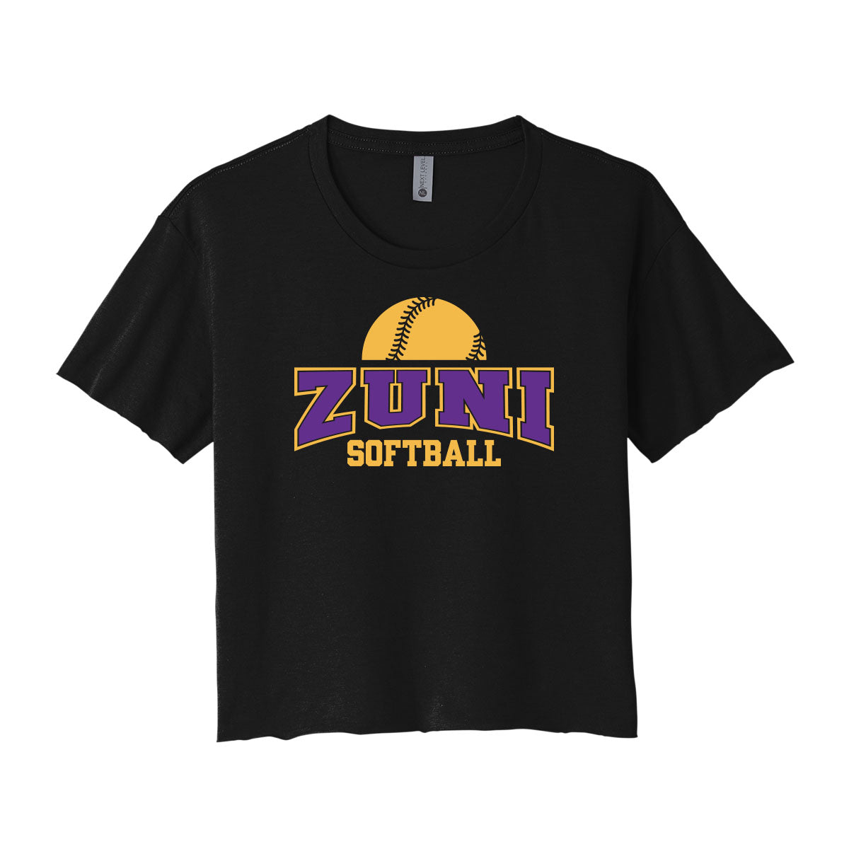 Zuni Softball Cropped Tee