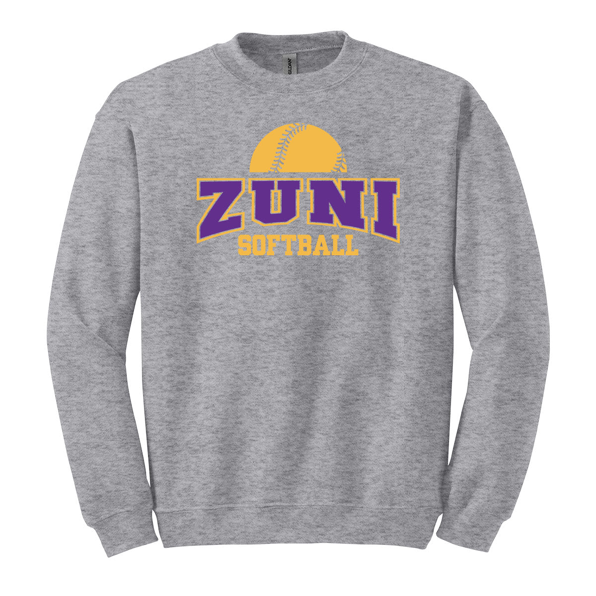 Zuni Softball Crewneck Sweatshirt