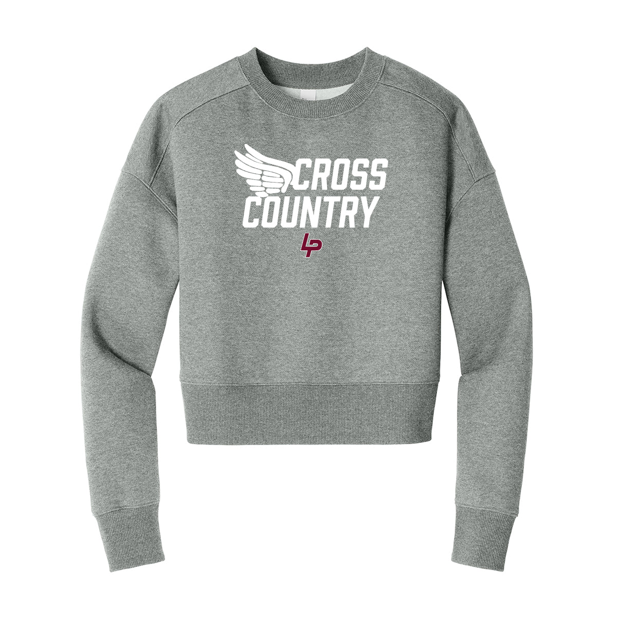 Lake Pleasant Cross Country Cropped Crewneck Sweatshirt