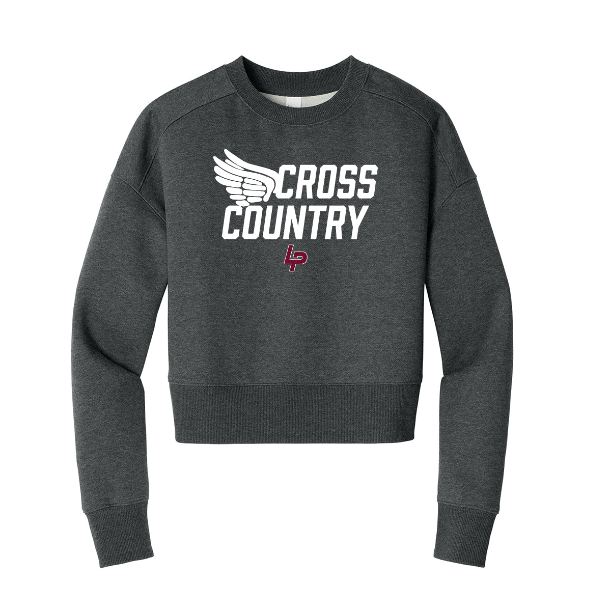 Lake Pleasant Cross Country Cropped Crewneck Sweatshirt